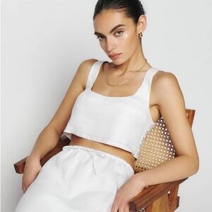 Reformation Linen Top